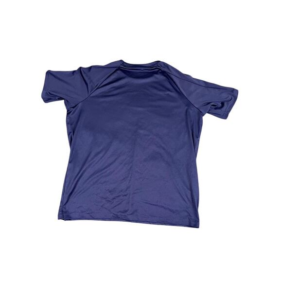 Nike Swim Men's Navy Blue Dri-Fit UPF 40+ Short Sleeve Shirt Size Large - Picture 2 of 11